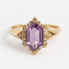 Solid Gold 2024 June Capsule Vintage Inspired Alexandrite Statement Ring | Local Eclectic Alexandrite Gemstone, Ring Inspiration, Local Eclectic, Gift Bundle, Travel Jewelry Case, Birthday Wishlist, Black Jewelry, Shiny Things, I Love Jewelry