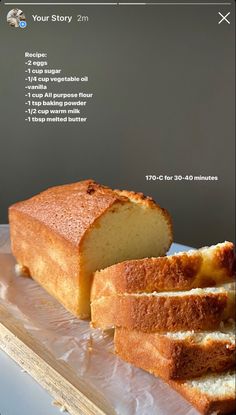 a loaf of bread sitting on top of a cutting board