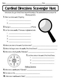 a worksheet with a magnifying glass on top of it and the words