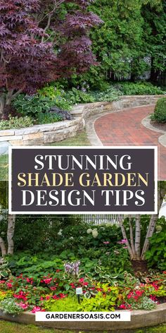 Shade Garden Design Ideas (How To Design A Stunning Shade Garden&#8211;With Pictures) Front Yard Garden Beds, Small Front Yard Garden, Shade Garden Ideas, Blue Flowering Plants, Garden Planning Layout, Shade Landscaping, Naturalistic Garden, Shade Garden Design, Woodland Gardens