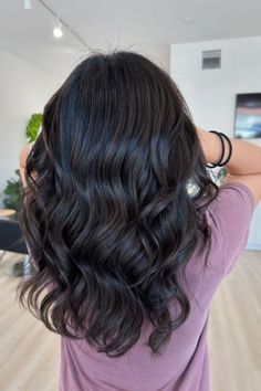 Subtle And Classy Dark Chocolate Brown Hair Ash Dark Brown Balayage, Hair Color Dark Chocolate, Best Dark Chocolate, Dark Chocolate Brown Hair, Dark Brown Balayage, Formal Hairstyles For Long Hair, Black Hair Balayage