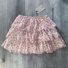 Nwt. Zara. Juniors Size 13-14. Comes From A Clean, Smoke-Free Home. Measures About 23-24 When Relaxed, Stretchable Elastic. Price Is Firm. No Lowest/Trade/Pp. Final Sale. Cute Flowy Skirt For Spring, Zara Tiered Skirt For Spring, Zara Casual Skirt For Spring, Zara Floral Print Tiered Skirt, Cute Zara Bottoms For Spring, Zara Casual Floral Print Skirt, Zara Skirt, Clueless Outfits, Zara Skirts