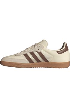 adidas Gender Inclusive Samba OG Sneaker | Nordstrom Tan Sambas Adidas Women Outfit, Adidas Women Outfit, Sambas Adidas Women, Sambas Adidas Women Outfit, Sambas Adidas, Gender Inclusive, Women Outfit, Christmas List, The Streets