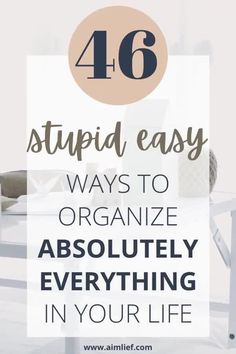 Want to organize your whole life and improve your life? Check out this post full of easy-to-implement ideas to organize your home, your time and even your free time! how to organize your life | organizing life daily routines Time Organization, Wealth Goals, Organize Ideas, Think Positive Thoughts, Organisation Ideas, How To Sleep Faster, Ways To Organize, Personal Development Plan, Lack Of Energy