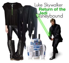 the star wars character is dressed up as luke sky walker and princess leisa from star wars