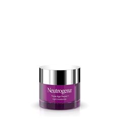 Neutrogena Triple Age Repair Anti-Aging Night Cream with Vitamin C; Fights Wrinkles & Even Tone, Dark Spot Remover & Firming Anti-Wrinkle Face & Neck Cream; Glycerin & Shea Butter, 1.7 oz Neutrogena Moisturizer, Collateral Beauty, Cream For Dark Spots, Sunscreen Moisturizer