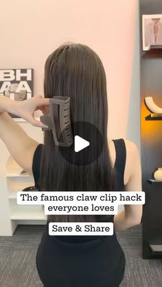 WIMBERLY’S | BEAUTY BAR on Instagram: "😍👏 our favorite hack! #clawclip #hairstyles #clawcliphairstyle" The Olympics, Hair Stylist Life, Hello World, Gwen Stefani, Beauty Bar, Have You Tried, Claw Clip, Hair Claw, Get Over It