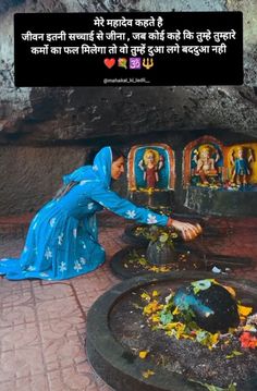 a woman is cooking food in an outdoor area