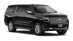 the new chevrolet suburban is shown in black