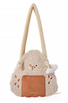 Cute Plush Onigiri Shoulder Bag Kawaii Harajuku Aesthetic Cute Handheld Satchel As Gift, Cute Kawaii Tote Bag, Kawaii Cute Tote Bag, Kawaii Tote Bag With Cute Design, Kawaii Pouch Shoulder Bag For Daily Use, Kawaii Handheld Shoulder Bag For Everyday, Handheld Kawaii Shoulder Bag, Cute Handheld Satchel For School, Cute Portable Satchel For Gift