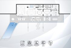 the floor plan for an office building