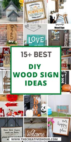 the best diy wood sign ideas