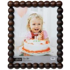 Dimensions: 16.44" H x 13.5" W x 1.06" D Frame Size: 11" x 14" (27.94cm x 35.56cm) Material: MDF & Glass Shape: Rectangle Color: Walnut Brown Orientation: Horizontal Or Vertical Includes: 3 D-Rings Care & Safety: Do Not Hang With Wire Quantity: 1 Show off your style with the help of this Brown Beaded Wood Wall Frame. This frame consists of large, polished beads with a wood grain finish. These beads surround a glass pane that will protect your picture or artwork. Insert a wonderful memory or a st Hobby Lobby Frames, Boston House, Wall Frames, Your Picture, Wall Frame, Green Trees, A Wood, Frame Sizes, Hobby Lobby