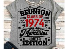 Class Reunion Shirt Ideas Design, Class Reunion Shirts, Reunion Decorations, Class Shirts, Reunion Shirts, Reunion Ideas, School Reunion, Class Reunion, Spirit Shirts