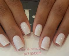 French gel manicure Milky Nails, French Manicure Nails, White French, Get Nails, Manicures Designs, Neutral Nails, Clean Nails, French Tip Nails, French Manicure