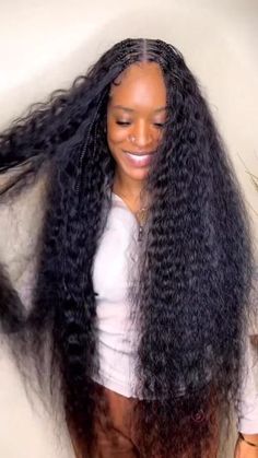 Hairstyles Black Women Braided, Human Hair Knotless Braids, Human Hair Knotless, Hair Braid Ideas, Box Braids Knotless, Hair Box Braids, Micro Braids Hairstyles, Vacation Hair