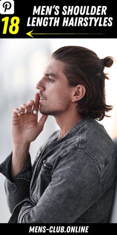 Men's Shoulder Length Hairstyles 18 Ideas: Embracing Modern Style and Versatility - mens-club.online Shoulder Length Mens Haircut, Men’s Shoulder Length Hairstyles, Shoulder Length Hairstyles For Men, Shoulder Length Hair For Men, Mens Shoulder Length Hair, Men Shoulder Length Hair, Shoulder Length Hair Men, Shoulder Length Hairstyle