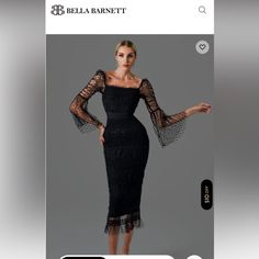 Beautiful Dress New With Tags! Just A Little Big! It’s A Size Small Fits Size 2-4. Chic Evening Dress, Mesh Midi Dress, Bandage Midi Dress, Mesh Maxi Dress, Glamorous Style, Black Evening Dresses, Stylish Clothes For Women, Evening Dresses Long, Bandage Dress