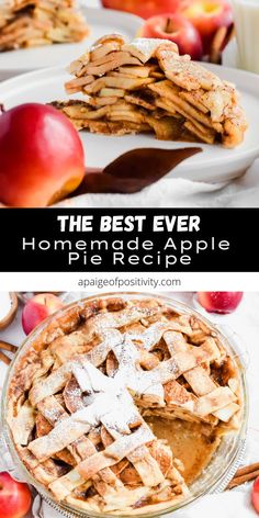 the best ever homemade apple pie recipe