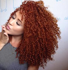 Natural Hair Red Curly Hair, Beautiful Natural Hair, Pelo Afro, Natural Hair Community, Natural Hair Inspiration, Hair Crush, Summer Hair Color, Curly Hair Cuts, Black Natural Hairstyles