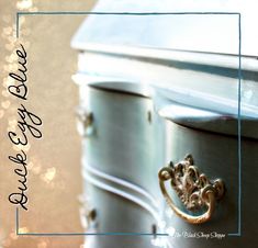 a close up of an ornate dresser with the words love you to the top and bottom