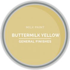 buttermik yellow general finishes for milk paint stock, available in various sizes and colors