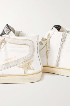 Golden Goose Hightops, Wedding Golden Goose, Golden Goose High Tops, Golden Goose Slide, Fall Wishlist, Gift Wishlist, Alexis Dress, Preppy Shoes, Sore Eyes