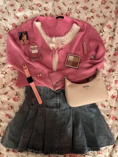 Coqquete Style Outfits, Cocette Aesthetic Outfits, Pink Ootd, Shoe Hacks, Coquette Style, Sweet Style