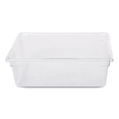 clear plastic storage container with lid