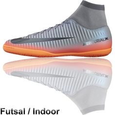 a pair of shoes with the words, fusal / indoor on it's side