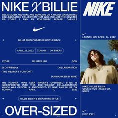 an advertisement for nike's new brand called the blue bullie, which is now available in stores