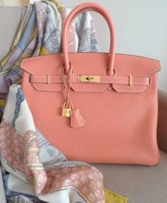 peach hermes birkin- Bag Obsession, Beautiful Handbags, Hermes Handbags, Arm Candy, Hermes Birkin, Chanel Handbags