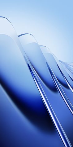 an abstract blue background with wavy lines