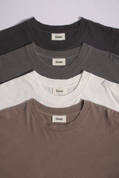 Meet our best-seller — The Oversized Core Tee. Inspired by your favorite vintage t-shirt, featuring a boxy fit and hand-distressed details on the collar. Garment washed for that worn-in feel, you’ll never want to take it off. 100% ORGANIC COTTON 6 OZ JERSEY OVERSIZED FIT DROP SHOULDER SINGLE STITCHED INSPIRED BY VINTAGE GARMENTS Fashion T Shirt Men, Short Guy Style Mens Fashion, Minimalist Outdoorsy Style, Going To A Play Outfit, Mens European Fashion Summer, Flatlay Photography Clothing Men, Men’s Streetwear Fall, Men’s Gift Ideas, Guys Gift Ideas