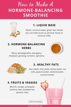 How To Balance Hormones, Hormone Balancing Smoothie, Hormone Balancing Diet, Baking Powder Uses, Balance Hormones Naturally, Baking Soda Beauty Uses, Balance Hormones, Smoothie Prep