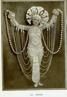 vintage vaudeville Folies Bergere, Romain De Tirtoff, Va Va Voom