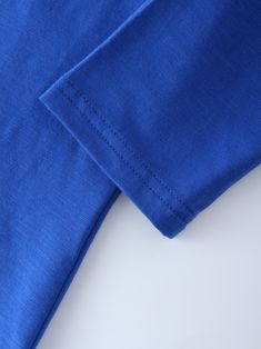 Our 4 Button Henley Tee-Cobalt Blue is perfect for the summer months. With its flattering silhouette and 4 buttons, this top will be a staple in your wardrobe. Cotton V-neck T-shirt With Button Closure, Blue Cotton V-neck Shirt, Blue Stretch T-shirt For Loungewear, Blue Plain Shirt For Summer, Blue V-neck Tops With Buttons, Fitted Blue Solid Color Shirt, Spring Blue Plain Shirt, Stretch Tops With Button Closure For Loungewear, Blue Long Sleeve Top With Buttons