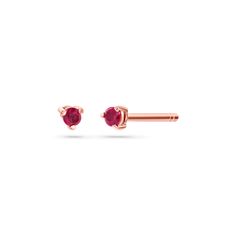 Our cult favorite Tiny Diamond Studs now made better than ever in all your favorite gems! These Tiny Gemstone Stud Earrings are a minimalist genuine colored gem stud collection that brings a vibrant pop of color to your everyday look. Perfectly sized for second piercings or subtle statements, each delicate gemstone is set in 14K solid gold and designed to celebrate the month that’s uniquely yours. Choose from a radiant selection of Emerald, Blue Sapphire and Ruby gemstone hues that are ideal for layering or wearing solo!

Size: 1.80mm Gemstones - Approx. 0.06cts For Pair

Genuine High Quality Natural Gemstones
Solid 14K Gold
Lifetime Guarantee
Made in Los Angeles Second Piercings, Second Piercing, Emerald Blue, Gemstone Stud Earrings, Tiny Diamond, Colored Gems, Gemstone Studs, Ruby Gemstone, Made Goods