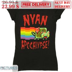 Nyan Apocalypse, Scene Shirts, Scene Shirt, Silly Clothes, Scene Core, Scene Outfits, Nyan Cat, Scene Fashion, Scene Kids