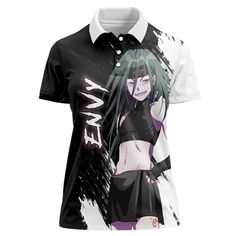 Envy - Fullmetal Alchemist Women Polo Shirt Anime Style Fullmetal Alchemist, Polo Shirt Women, Delivery Man, Collar And Cuff, Polo Shirts, Anime Style, Insurance, Cold Water, Polo Shirt