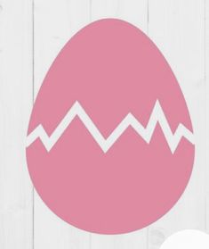 an easter egg with mountains on it is shown in the shape of a sticker