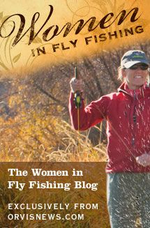 the cover of women in fly fishing