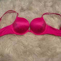 New Without Tags Pink Stretch Party Bra, Pink Stretch Bra For Party, Party Stretch Pink Bra, Pink Stretch Bra For Night Out, Beautiful Bra, Sleep Wear, Bra Styles, Fit Inspo, Fitness Inspo