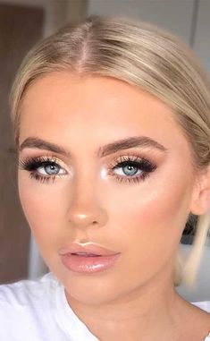 Wedding Eyes, Mekap Mata, Wedding Eye Makeup, Glam Wedding Makeup, Makeup Tip, Bridal Makeup Natural, Formal Makeup, Wedding Day Makeup