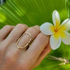 14K Gold Large Oval Karma Ring is now available. Both the oval and band have been hammered by hand for added sparkle and shine. The Oval Karma Ring is meant to attract good karma to you and those around you as well as remind you that what comes around goes around. Now available in 14K Yellow Gold, 14K Rose Gold and 14K White Gold. Love this? Check out our Bestseller 14K Gold Circle Karma Ring here: https://www.etsy.com/WhiteSandJewelry/listing/779795015/solid-gold-karma-ring-14k U.S. ring sizes Hand Forged Oval Ring, Oval Hand Forged Fine Jewelry Ring, Hand-forged Oval Ring In Fine Jewelry Style, Hand Forged Oval Ring Fine Jewelry, Hand-forged Oval Ring Fine Jewelry, Yellow Gold Oval Stackable Rings, Hammered Oval Wedding Rings, Oval Hammered Wedding Rings, Karma Ring