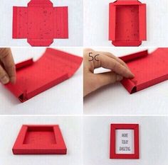 how to make a paper box with pictures and instructions