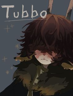 an anime character with horns on his head and the words tubo written above it