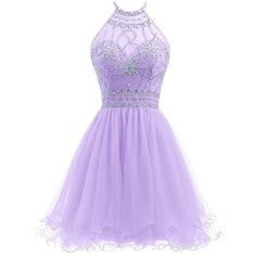 Prom Dress Lavender, Halter Homecoming Dress, Purple Quinceanera Dresses, Dama Dresses, Dress Lavender, Purple Prom Dress, Prom Dresses For Teens