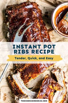 instant pot ribs recipe tender, quick and easy