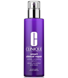 What It Is:Clinique's most advanced anti-aging serum with 9.5% peptides and 1% advanced retinoid. Helps reduce the look of wrinkles&#x2C; visibly lift&#x2C; smooth&#x2C; firm&#x2C; and boost radiance. 100% show visibly reduced lines and wrinkles.*Dermatologist developed and tested. Safe for sensitive skin. Allergy tested. 100% fragrance free.What It Does:Targets signs of aging from three separate angles.Hel Clinique Smart Clinical, Laser Focus, Clinique Skincare, Clinique Smart, Intense Pulsed Light, Daily Sunscreen, Fine Wrinkles, Fresh Skin, Deep Wrinkles